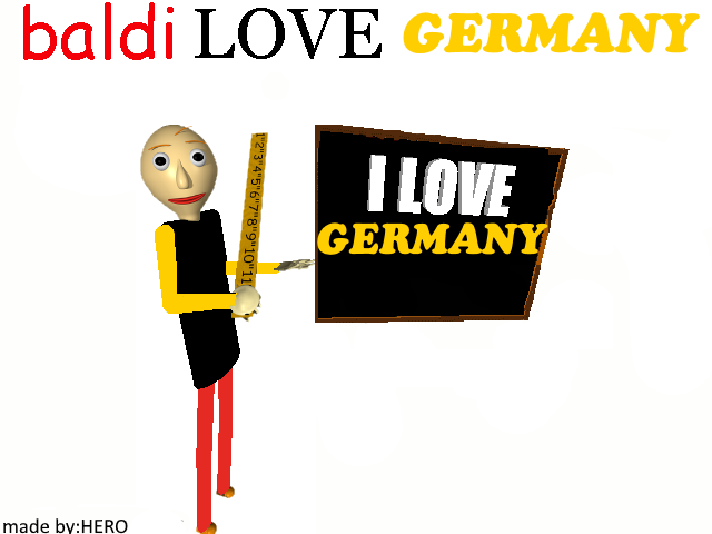 Baldi Loves Germany By Hero