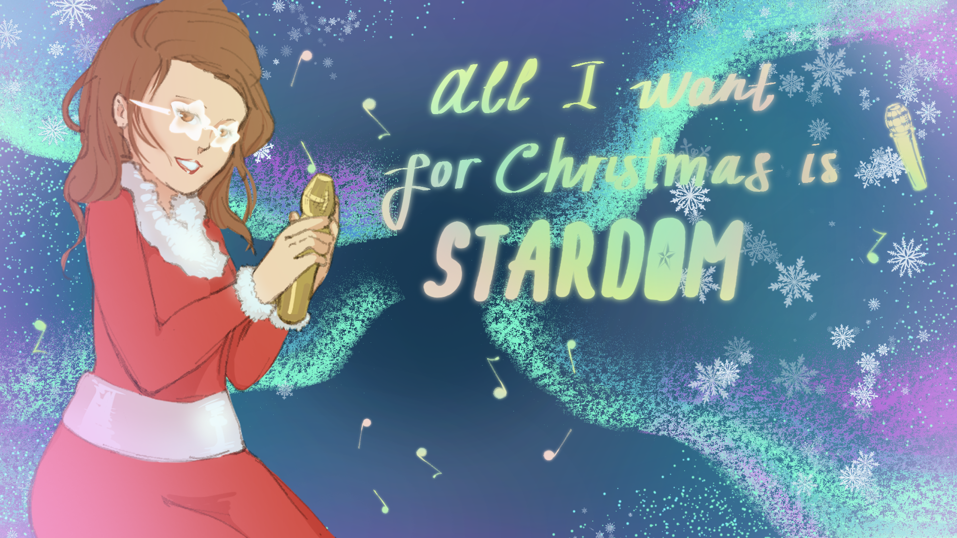 Cover image for All I Want for Christmas Is Stardom
