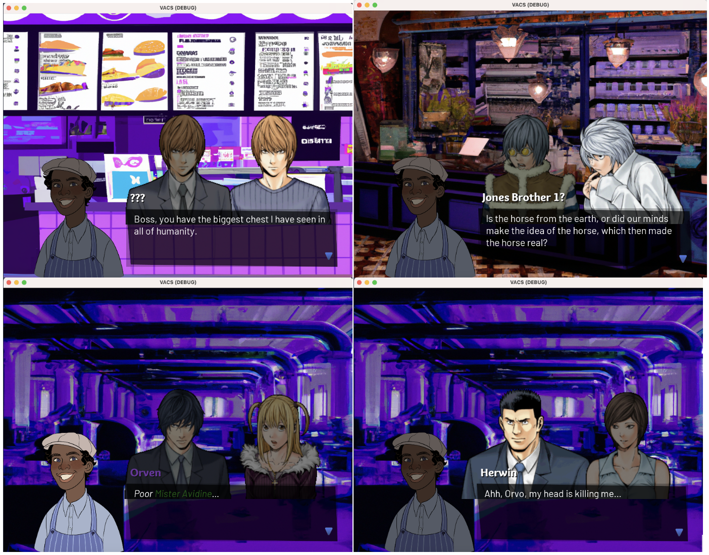 Death Note Cameos in our demo