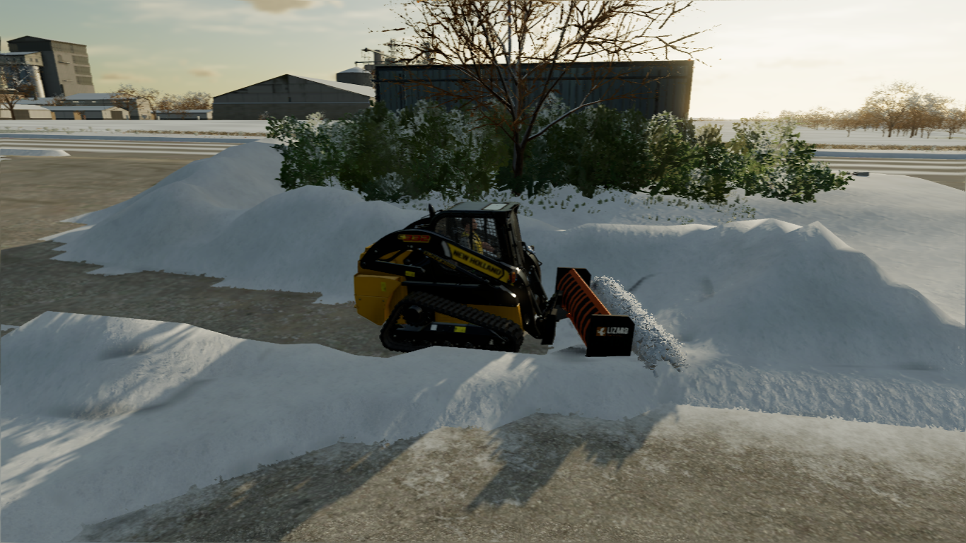 FS22 Skid Steer Plow V1 BETA by FlintTown Modding