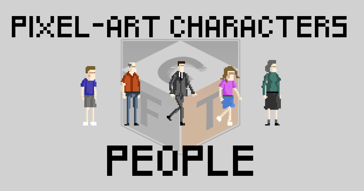 Pixel-Art Characters - People