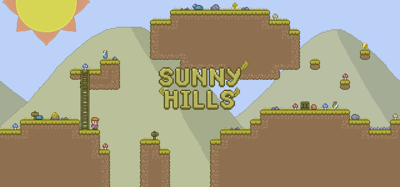 Sunny Hills - 16x16 Platformer Pack