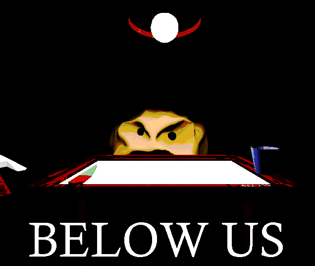 BELOW US