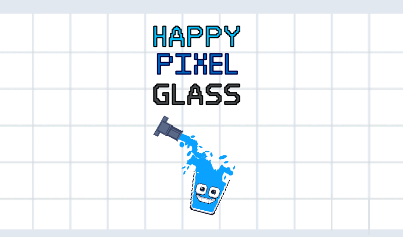 Happy Pixel Glass