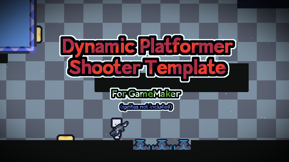 GameMaker Dynamic Platformer Shooter Template by Fifth Edge Studios