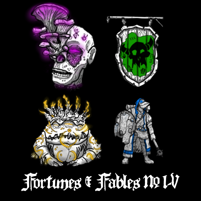 Cover image for Fortunes & Fables: No. I-V Adventures