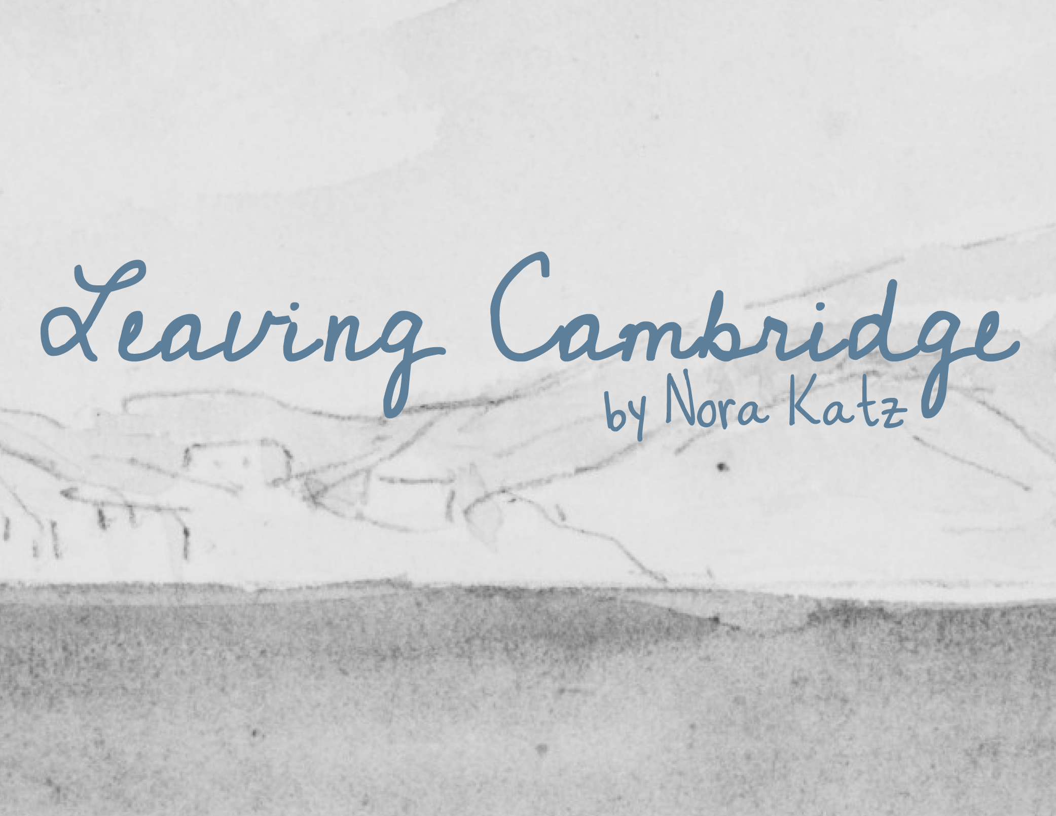 Cover image for Leaving Cambridge