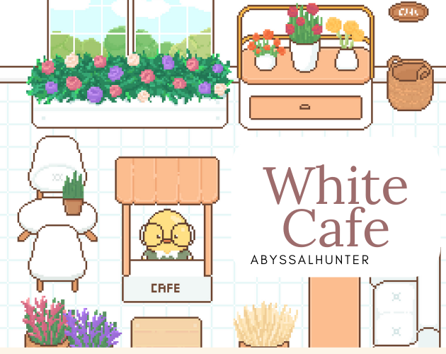 White Cafe interiors theme - Tileset