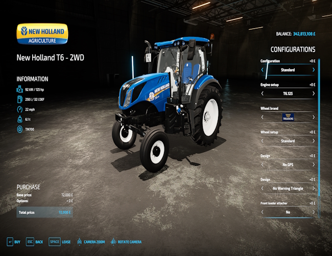 Cover image for New Holland T6 2WD