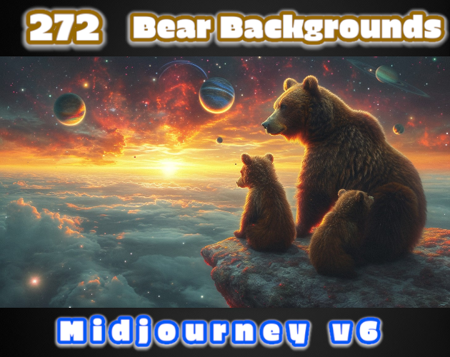 272 v6 Bear Backgrounds - 16:9 Ratio