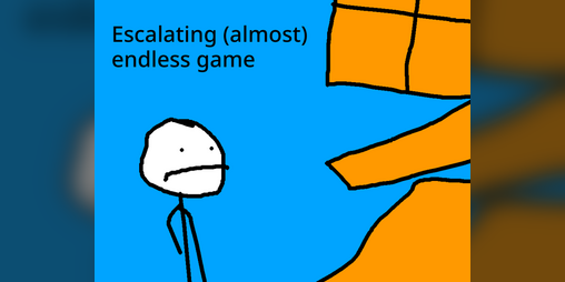 Cover image for a escalation game (almost)