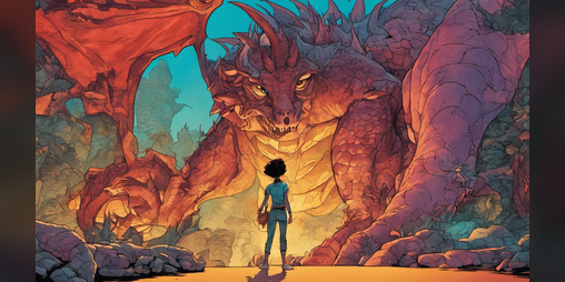 Cover image for June and the Dragon