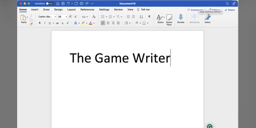 Cover image for The Game Writer