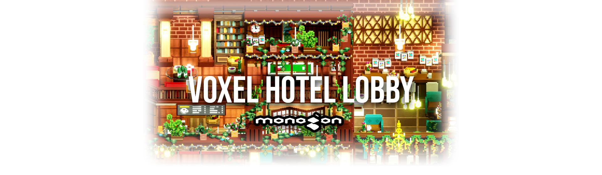 Voxel Hotel Lobby - monogon