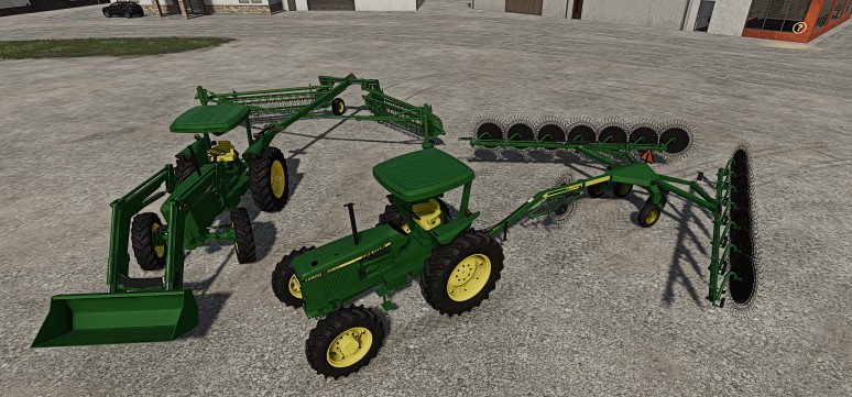 Cover image for Deere 700 and other reskin rake