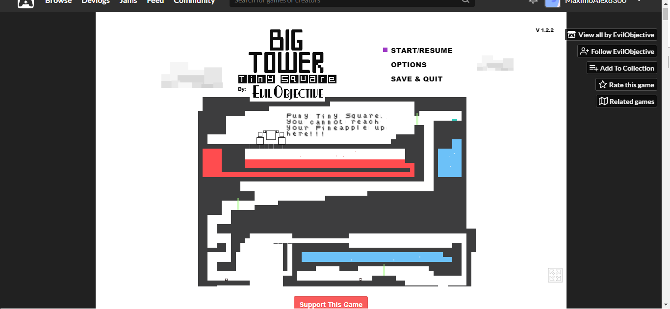 Coolmath Games🪐 on X: Most Difficult Game: Big Tower Tiny Square 2 by  @EvilObjective 🟩  / X