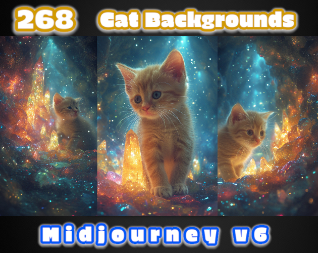 268 v6 Cat Backgrounds - 16:9 Ratio