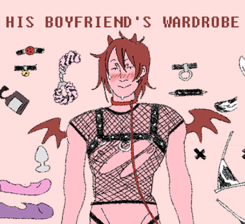Cover image for His boyfriend's warderobe