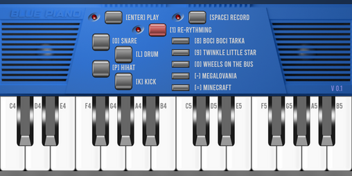Cover image for Blue piano