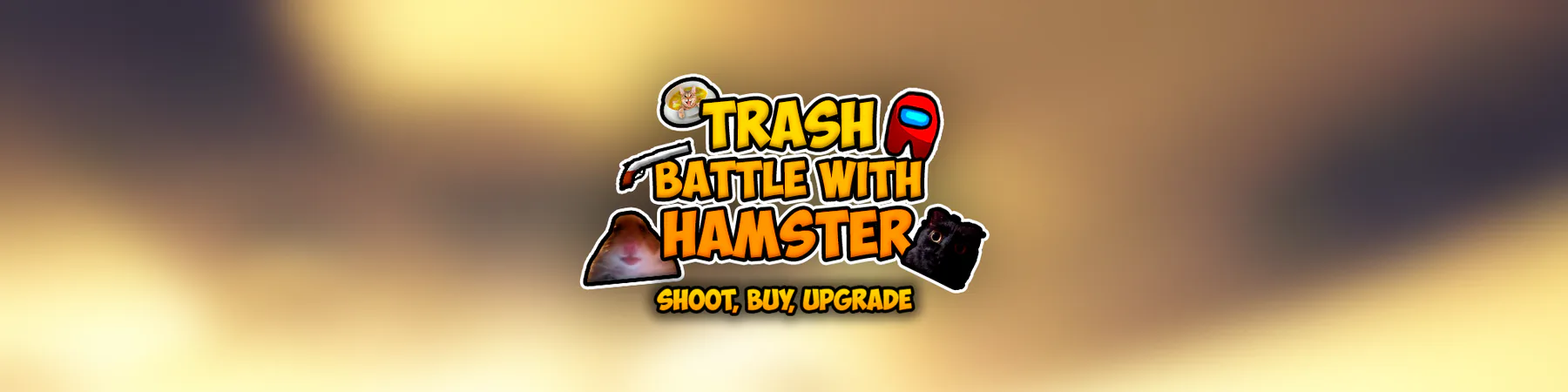 Trash Battle with Hamster