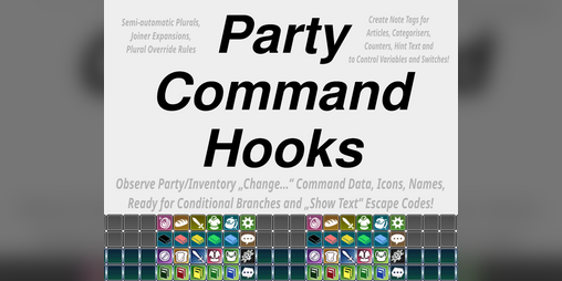 Cover image for Party Command Hooks MV + MZ