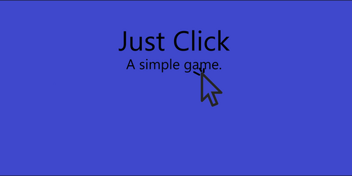 Cover image for Just Click