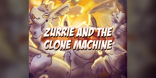 Cover image for Zurrie and the Clone Machine