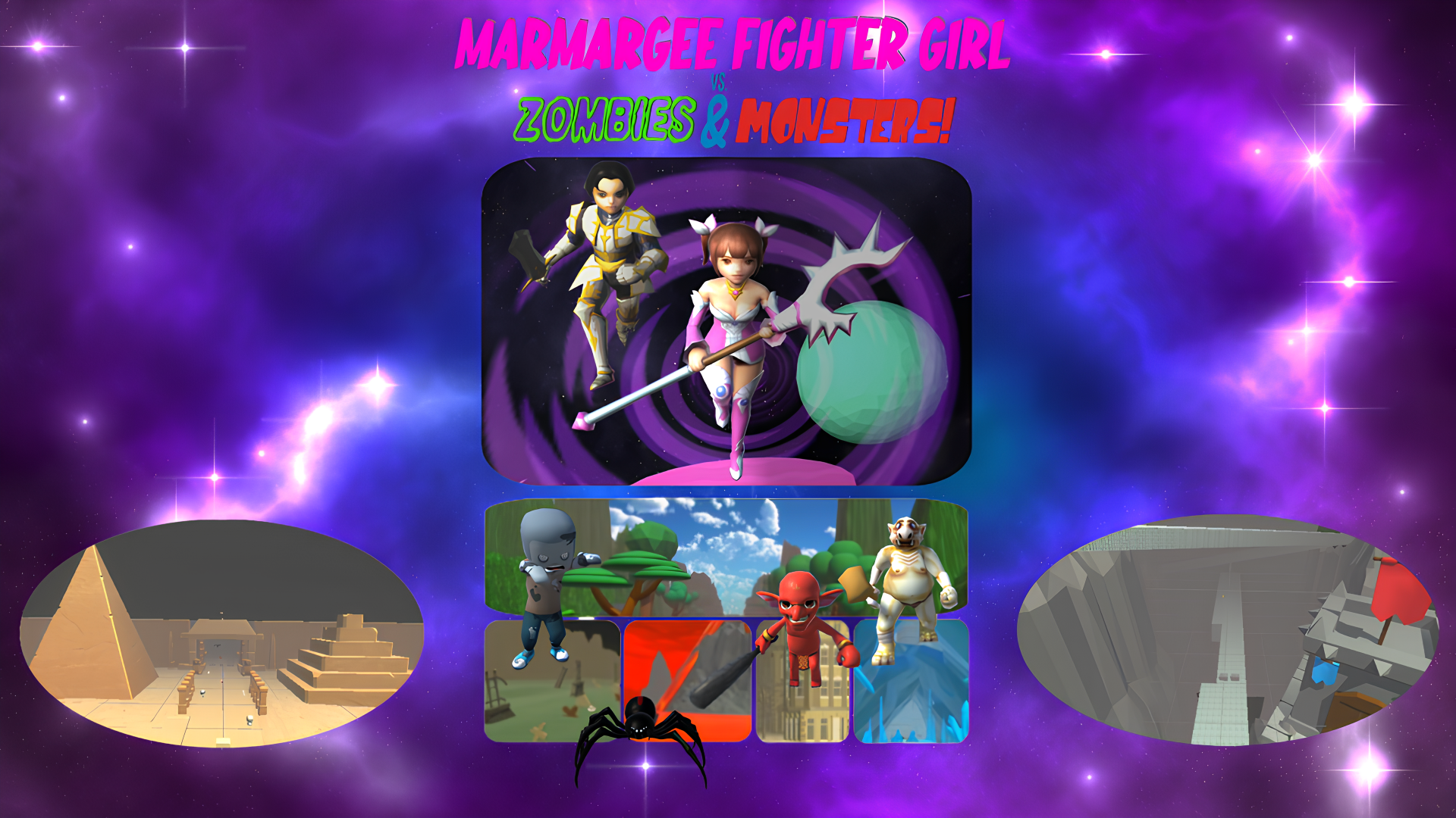 Marmargee Fighter Girl vs. Zombies & Monsters! by MAR2XGAMES (itch.<b>io</b>)....