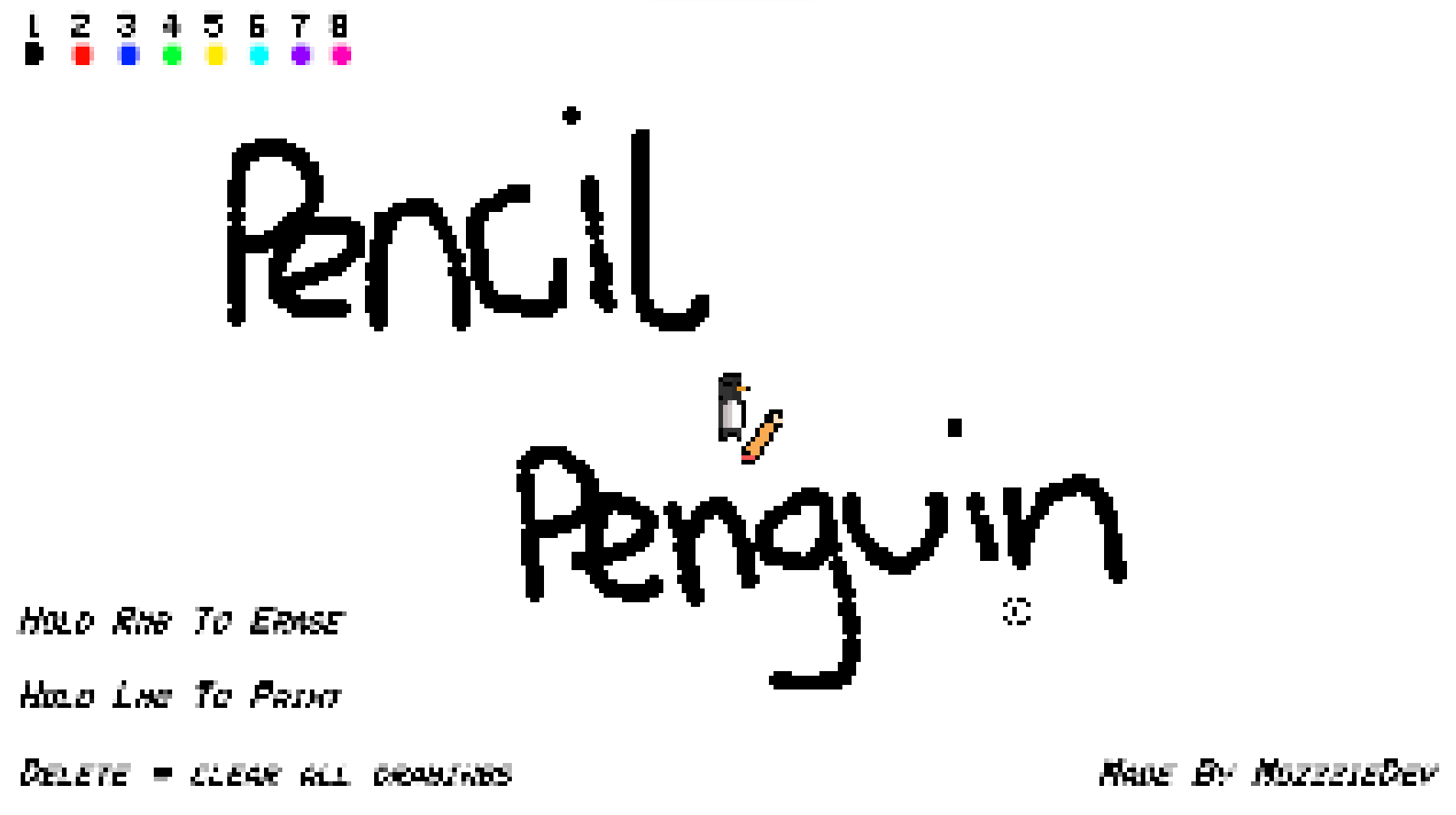 Pencil Penguin
