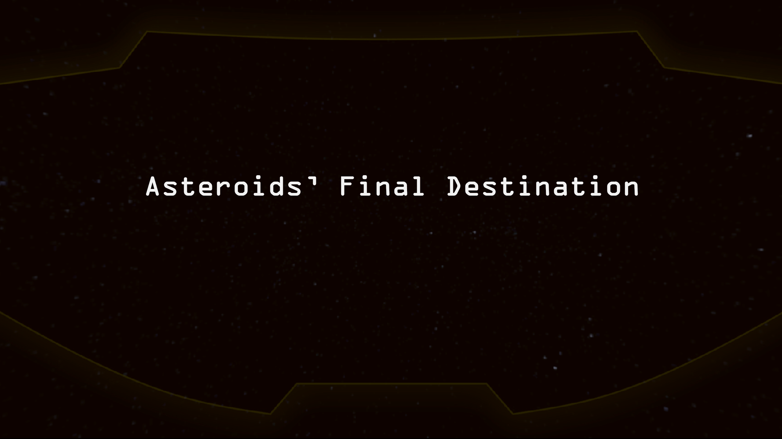Asteroids' Final Destination