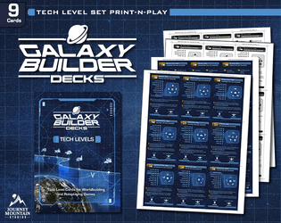 Galaxy Builder Decks: Tech Levels  