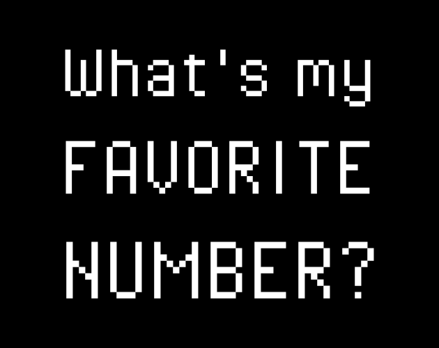 Haunted Text Tags - What's my favorite number?