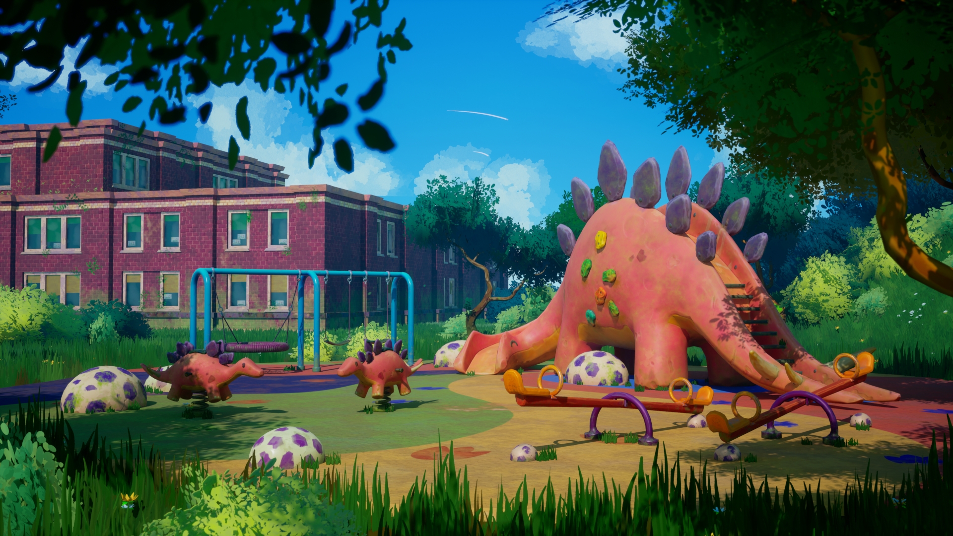 Dinosaur Playground by Bee for SFAS Environment Art Challenge 2024 ...