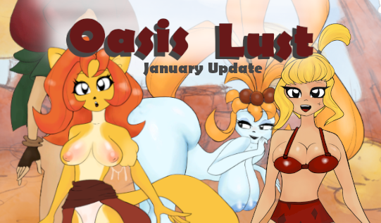 Cover art for Oasis Lust: January Update by hyperbeamart — adult visual novel