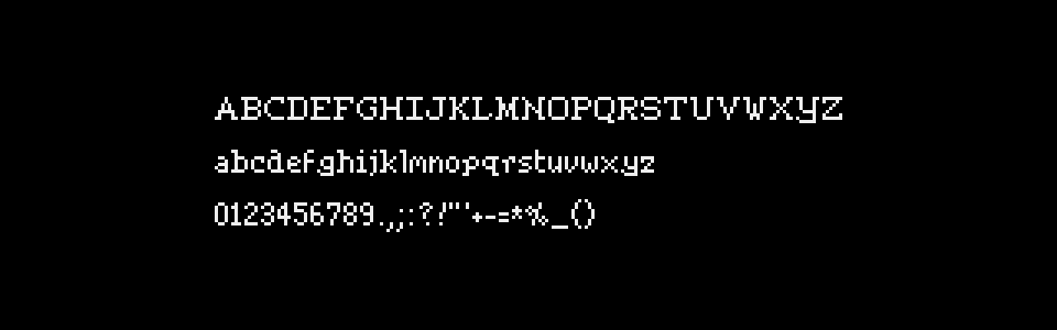 Pixel Font - PASSAGE