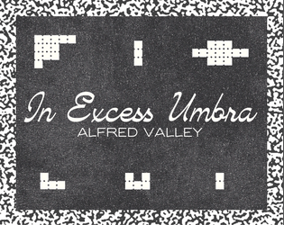 In Excess Umbra   - 24 word dungeon generator on a business card 