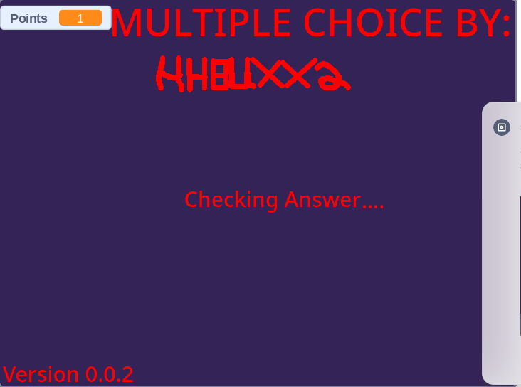Multiple Choice Game (BETA) by hbuxx2