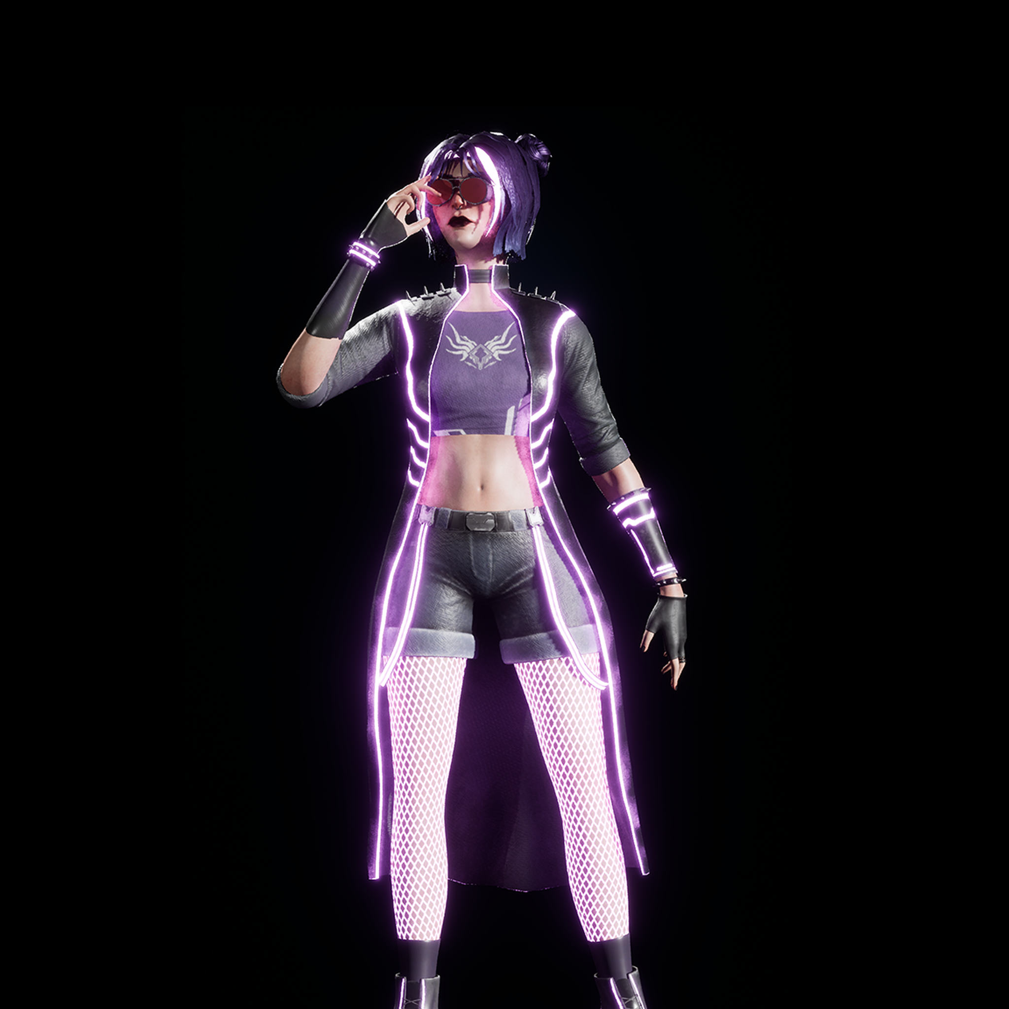 SFAS character (Neon Punk) by Kade Griffin for SFAS Character Art