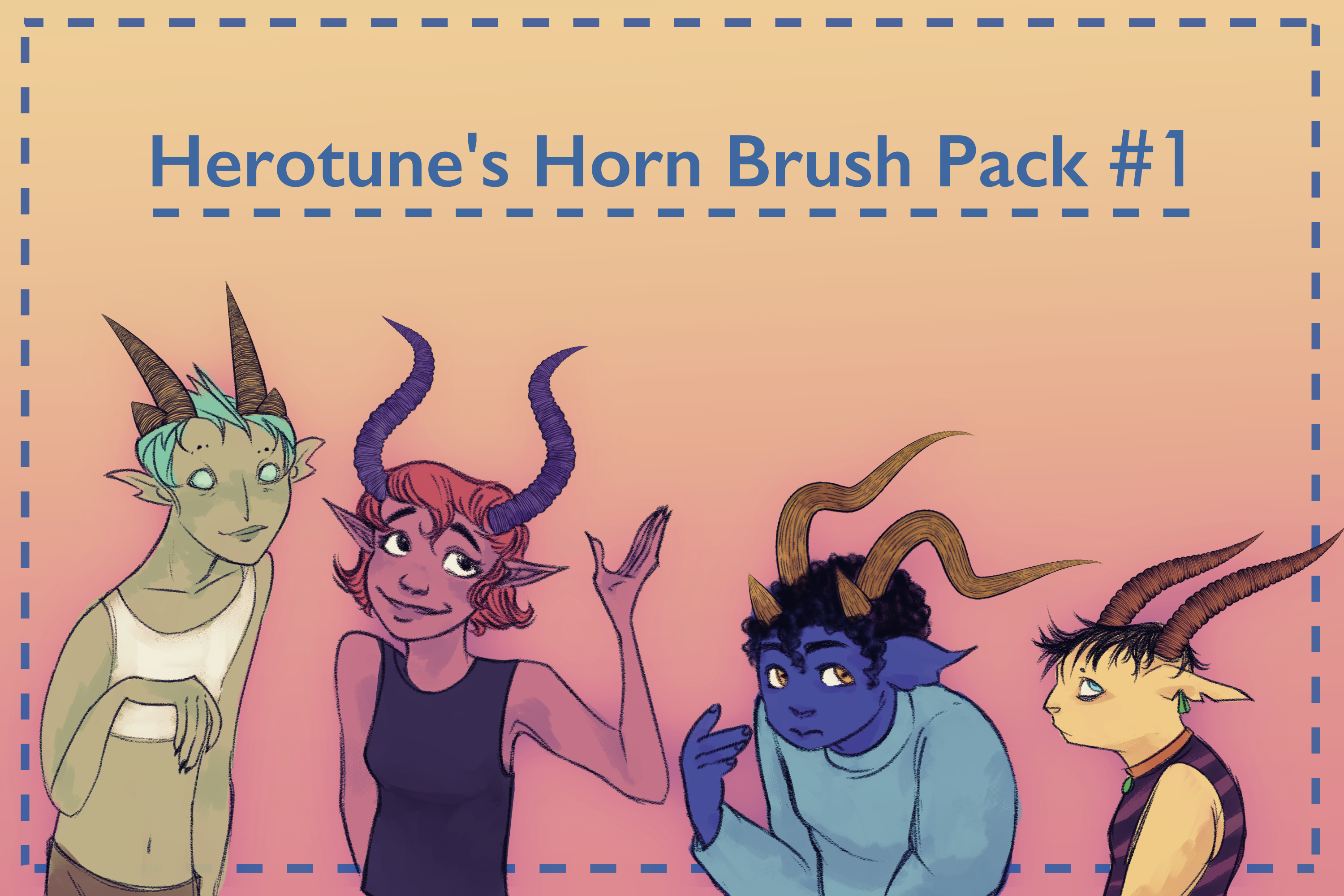 Herotune's Horn Brush Pack #1