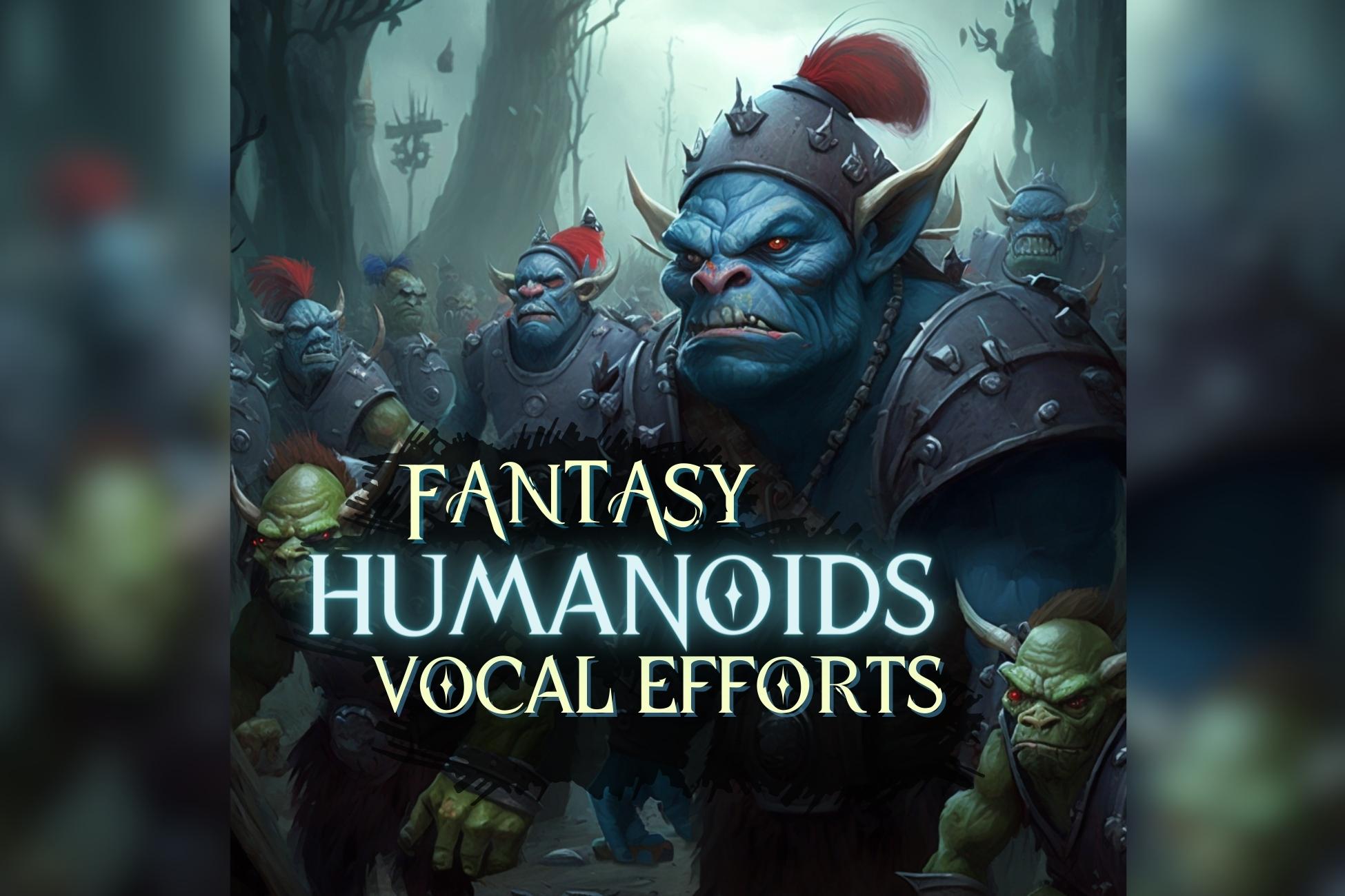 Fantasy Character Voices - Humanoid Vocal Efforts Sound Pack