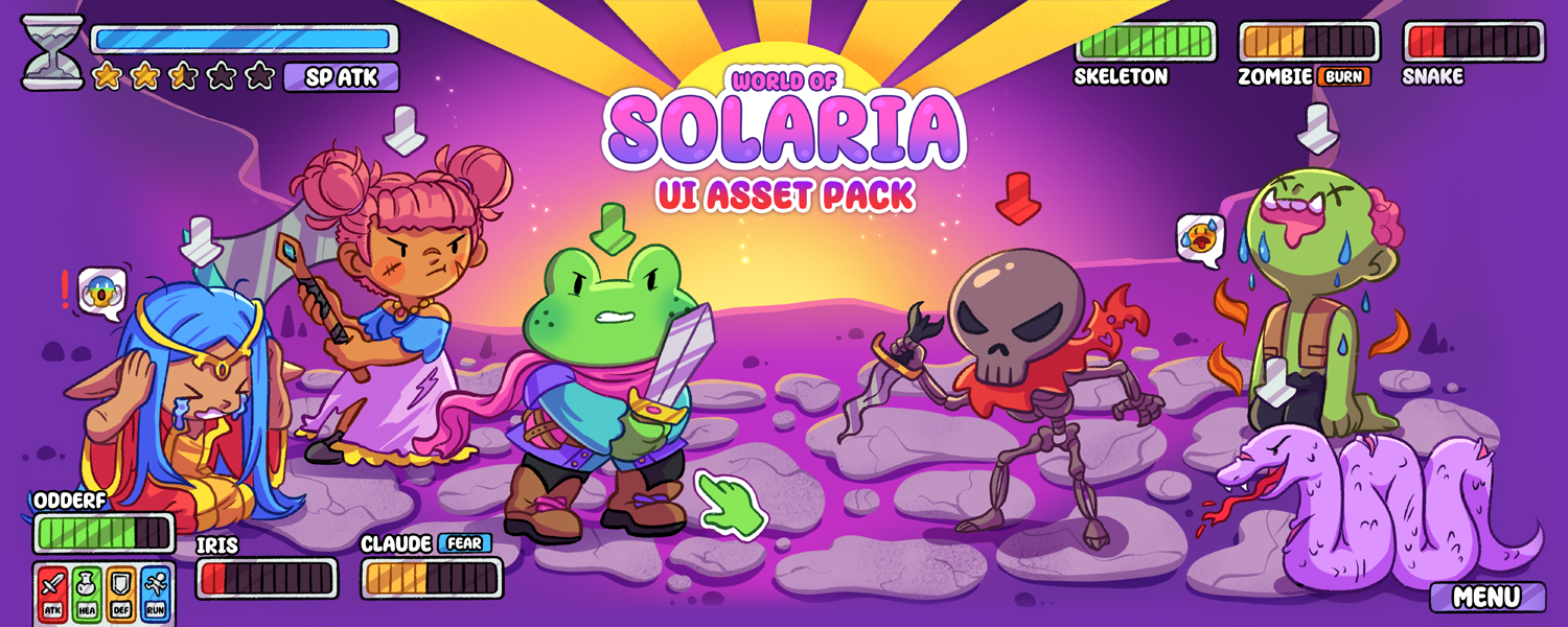 World of Solaria: UI Asset Pack