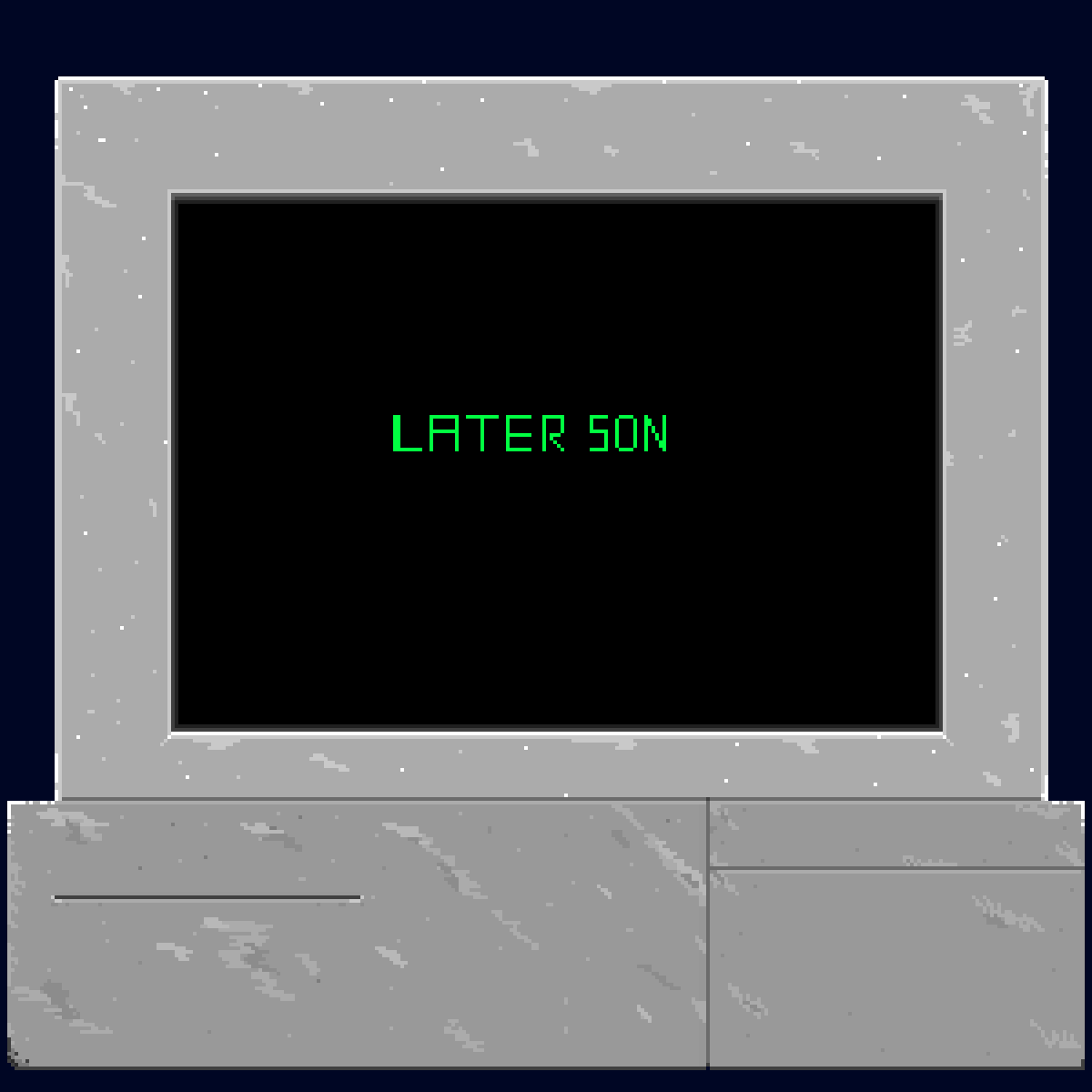 Later son...
