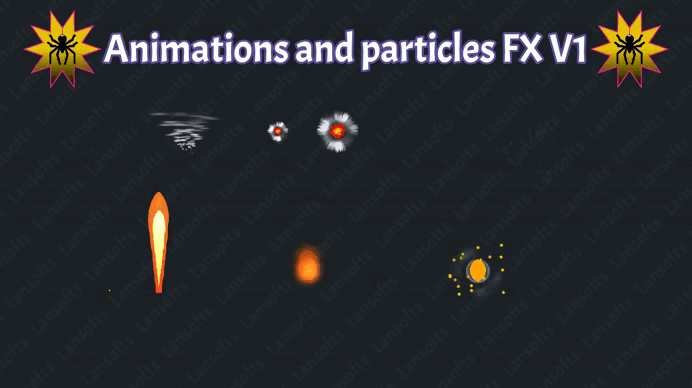 Animaciones y efectos de particulas