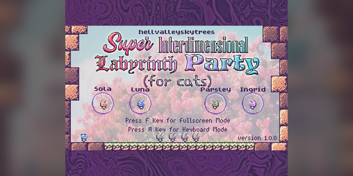 Cover image for Super Interdimensional Labyrinth Party (for cats)