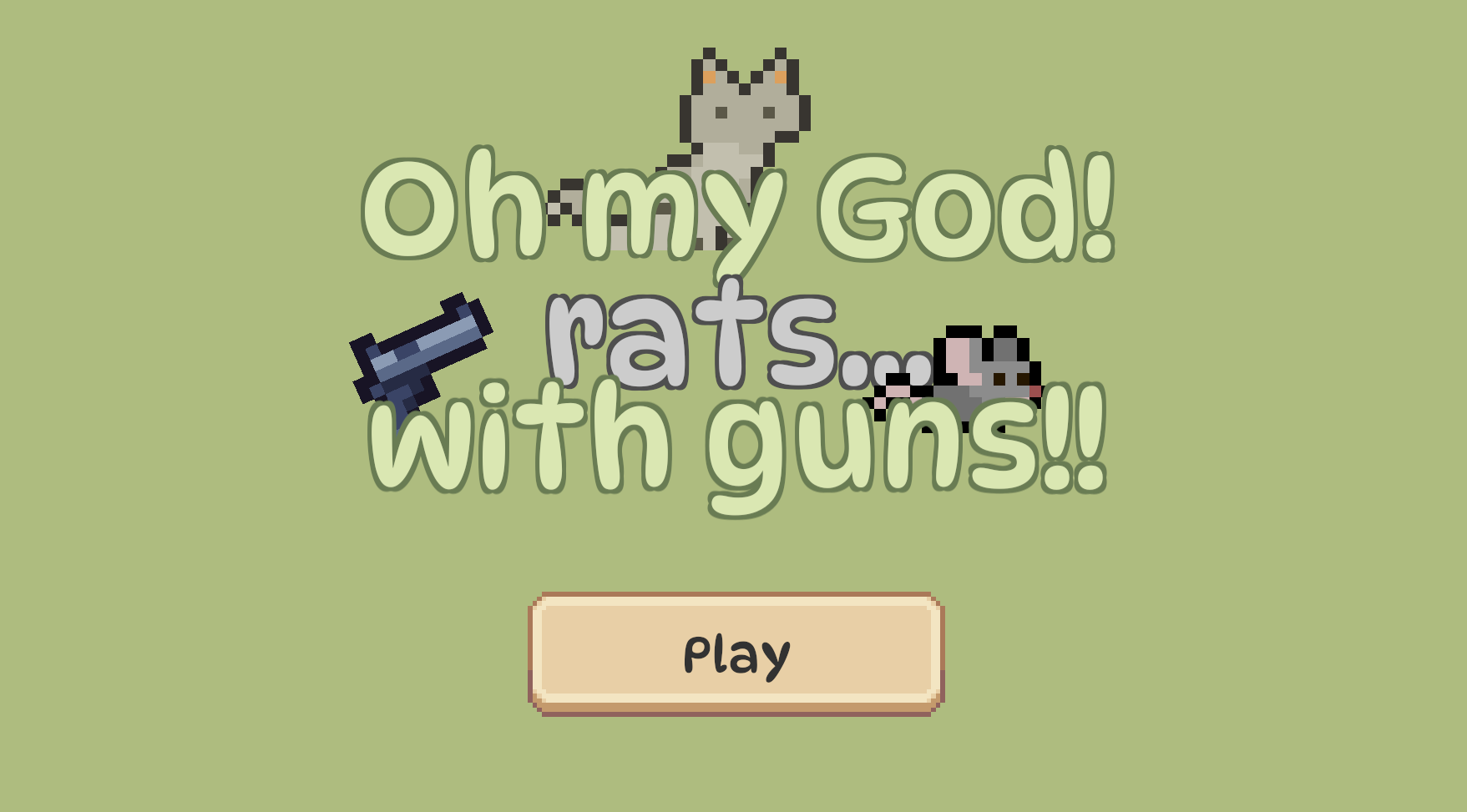 Oh my God! Rats... With guns!!