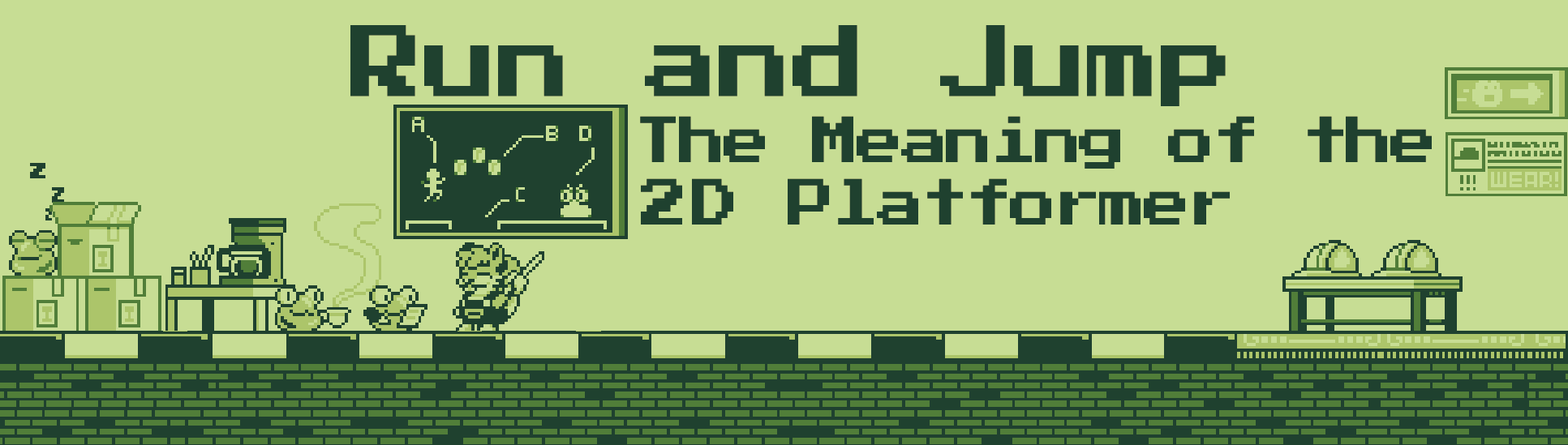 Run and Jump: The Meaning of the 2D Platformer