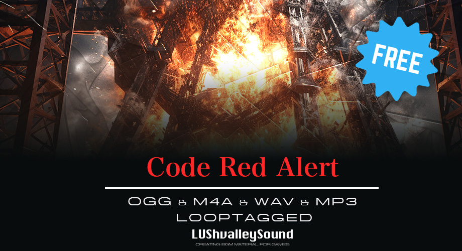 【free Music】Code Red Alert【Loop tagged】