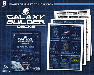 Galaxy Builder Decks: Asteroid Set  