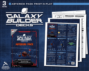 Galaxy Buider Decks: Asteroid Pack  