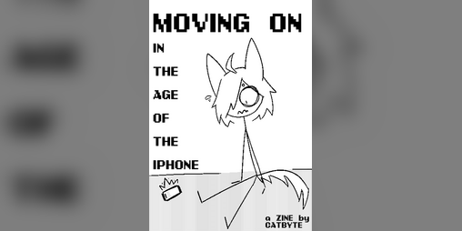 Cover image for MOVING ON IN THE AGE OF THE IPHONE